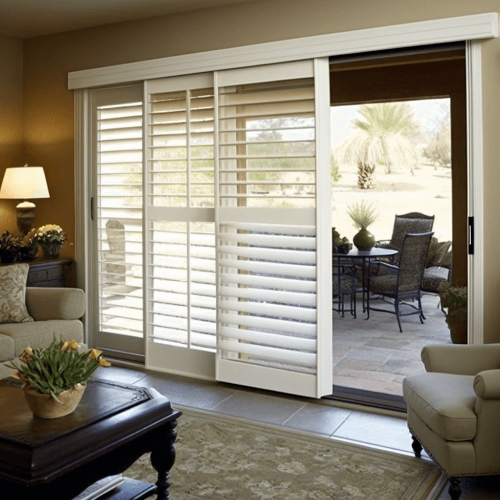 Shutters for Sliding Glass Doors