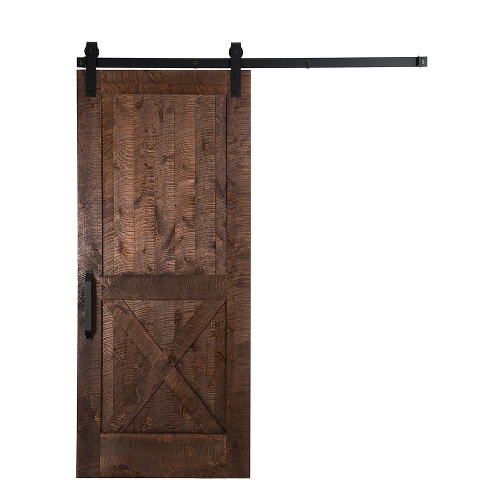 Sliding Barn Door Hardware For Homerustica hardware 42 in x 84 in stain glaze clear rockwell