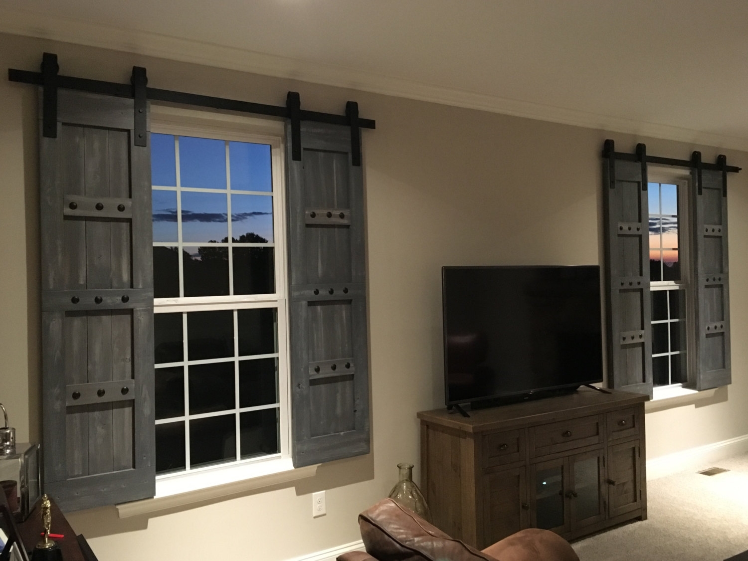 Sliding Barn Door Window Shuttersinterior window barn door sliding shutters barn door shutter