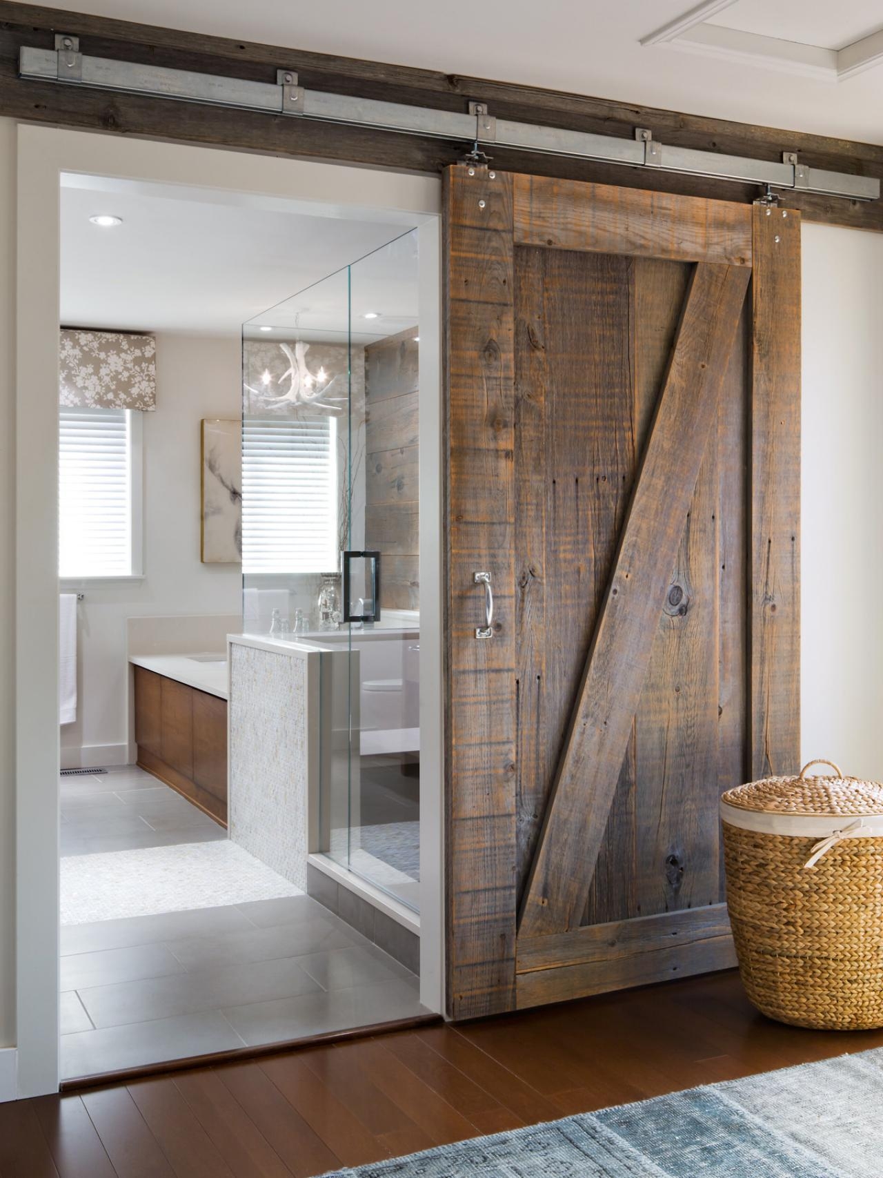 Sliding Barn Doors For Homesravishing sliding bathroom barn doors for homes for modern