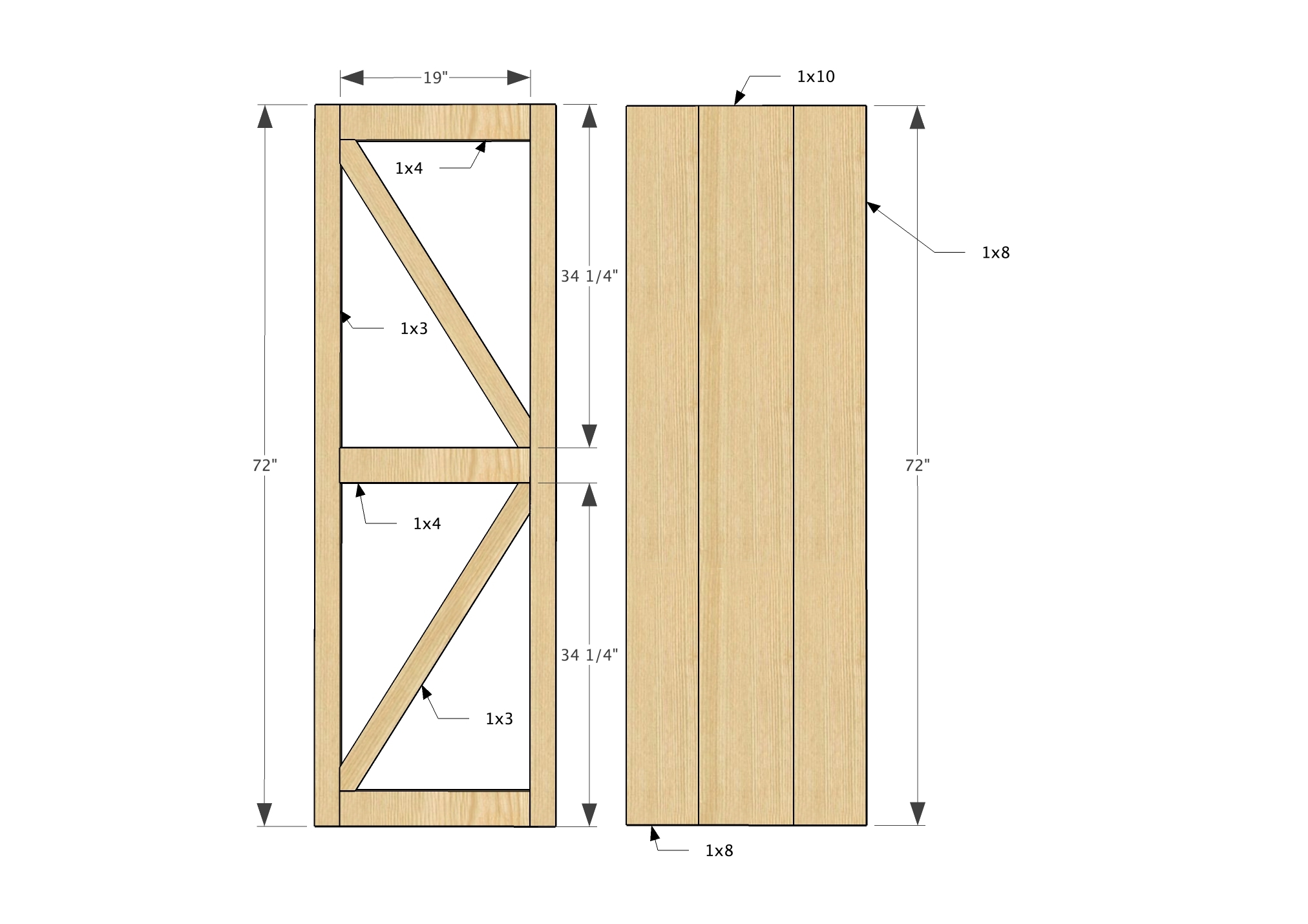 Sliding Carriage Door Plans