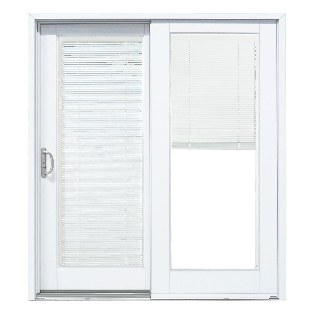 Sliding Patio Doorsmp doors 60 in x 80 in smooth white left hand composite sliding