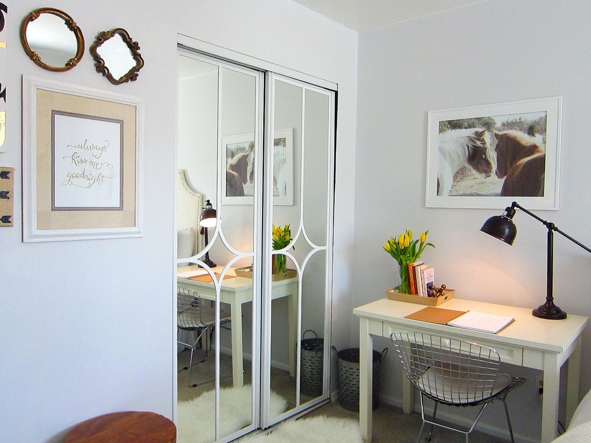 Updating Mirrored Sliding Closet Doors