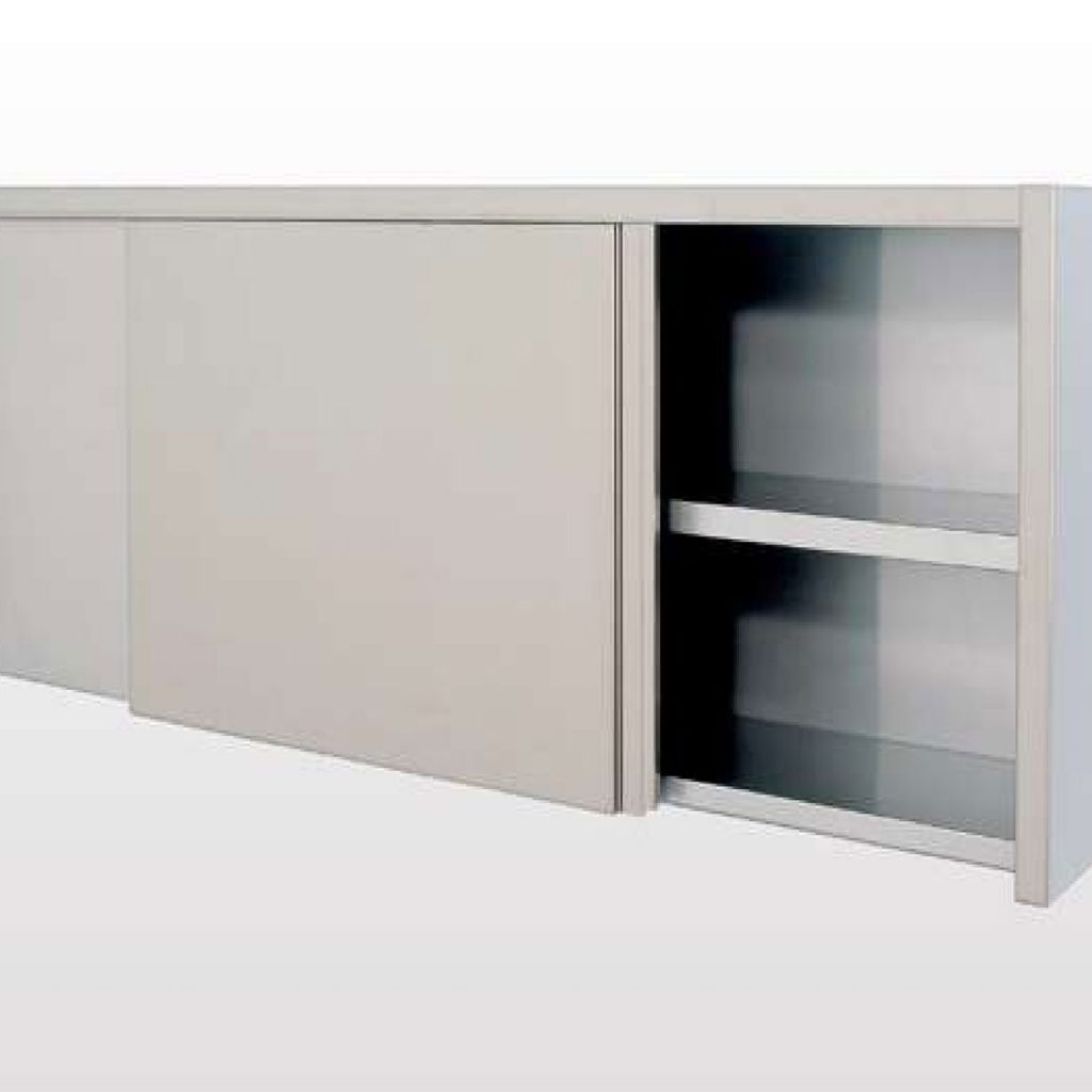 Wall Mounted Cupboard With Sliding Doors