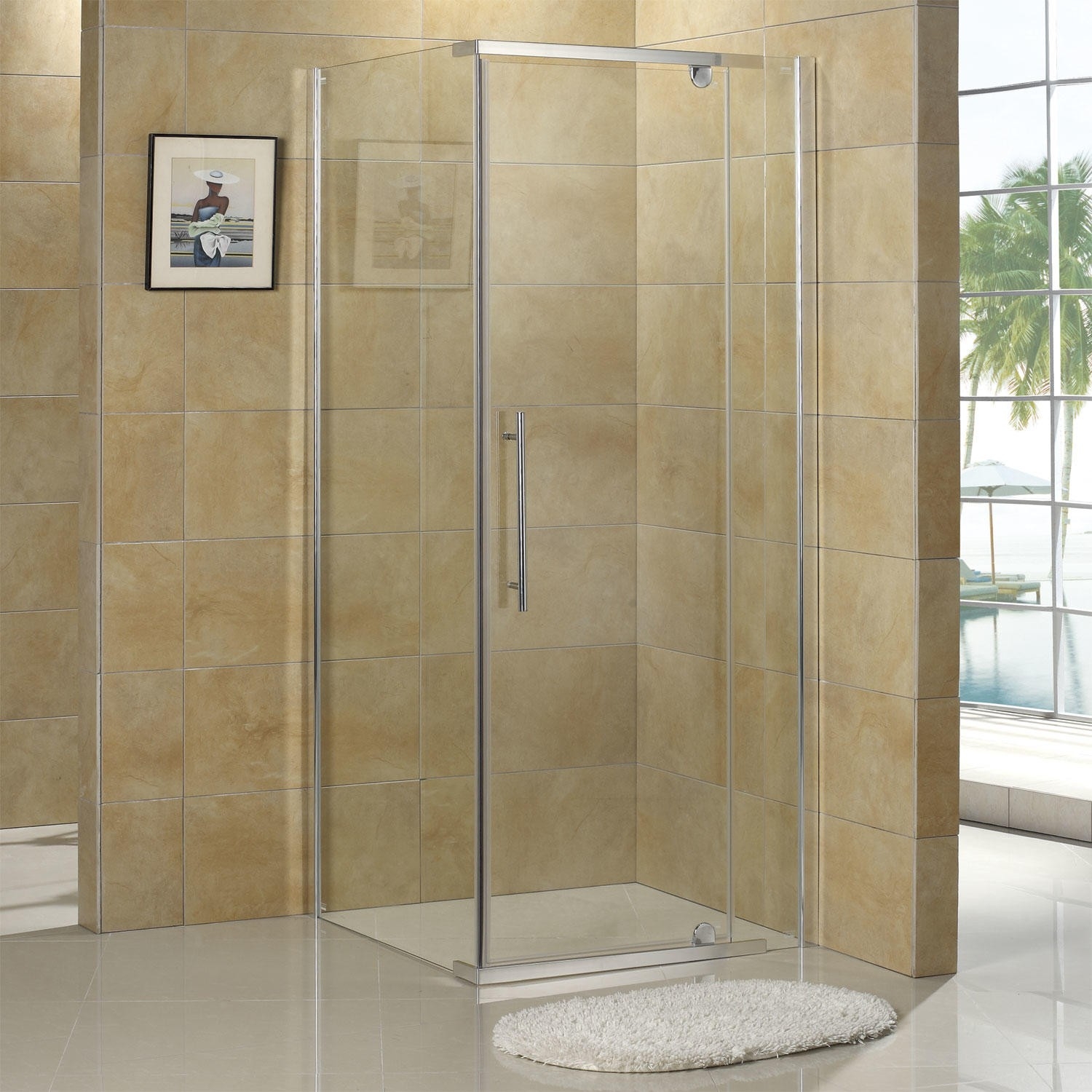 Custom Size Sliding Glass Shower Doors