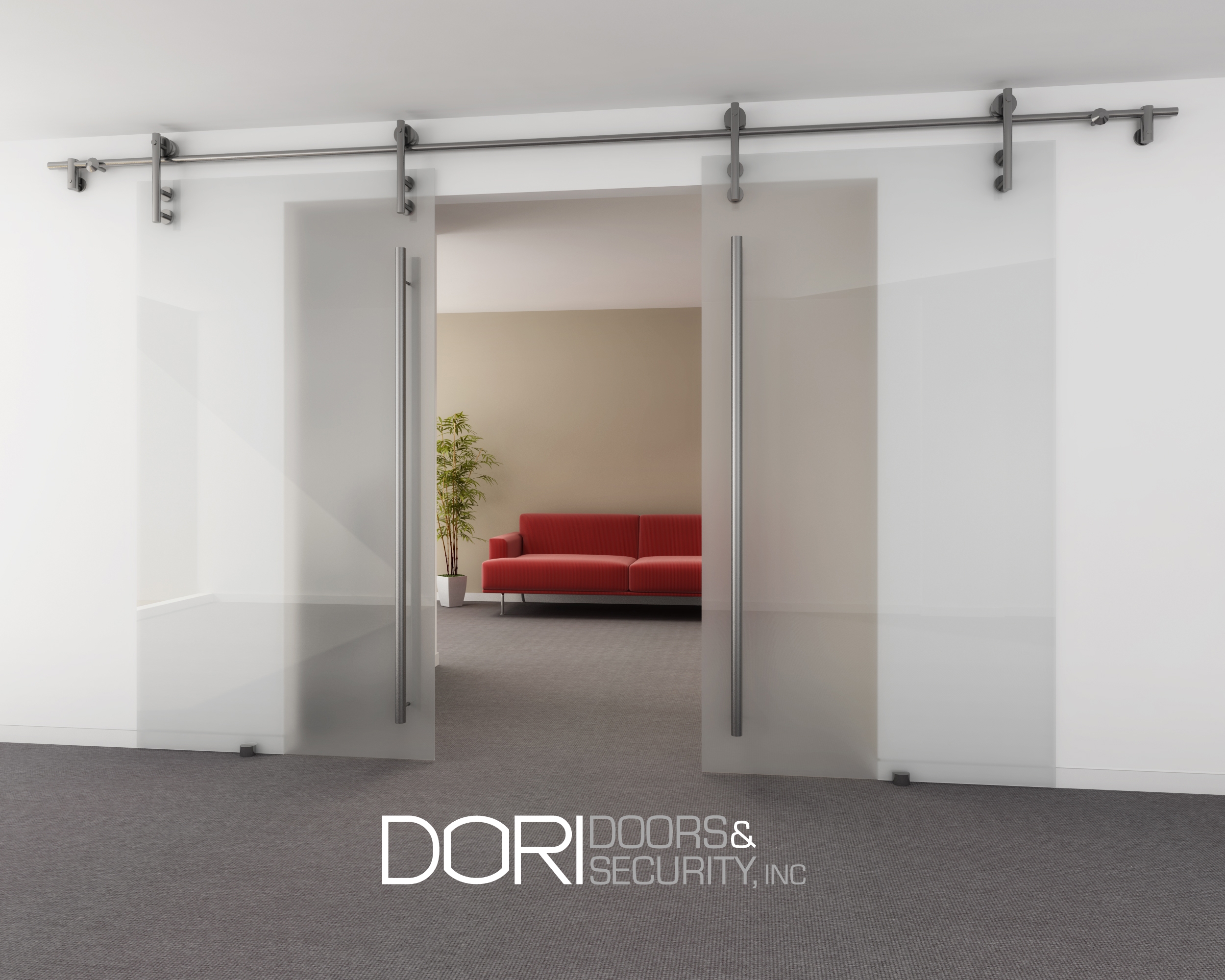 Dorma Glass Sliding Door Track