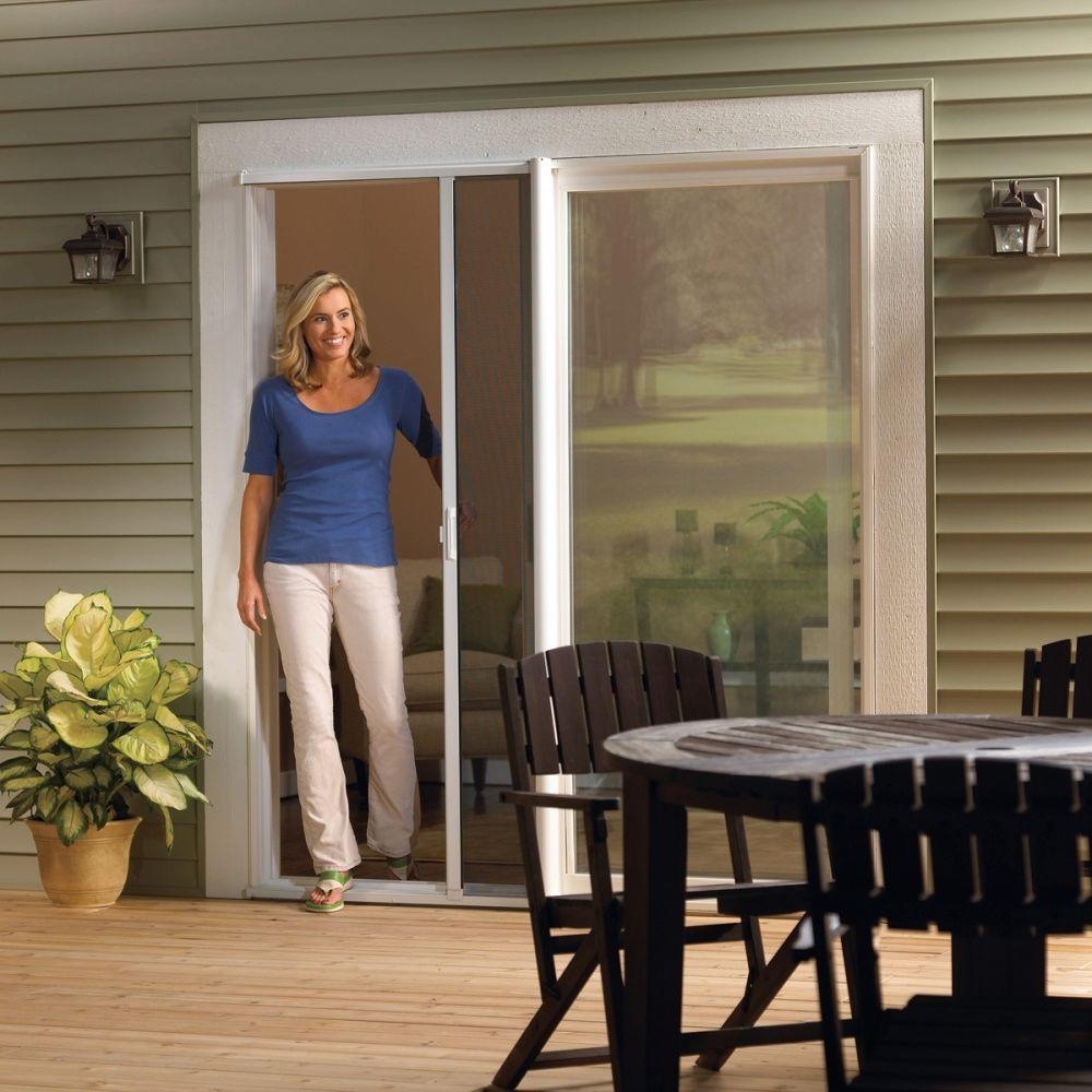 Retractable Sliding Glass Door Screendecorating cozy sliding screen door with retractable screen doors