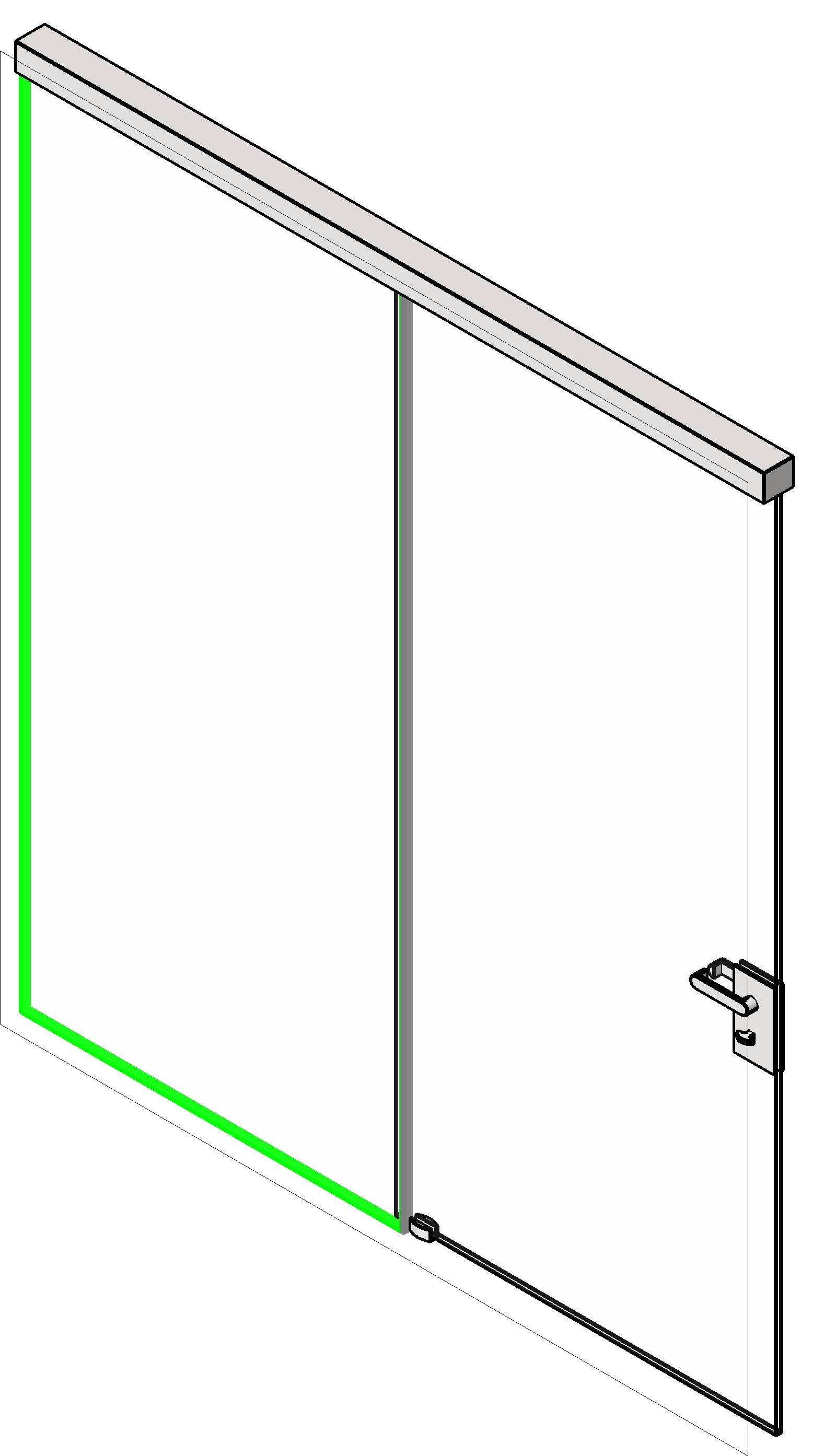 Single Panel Sliding Door Revit