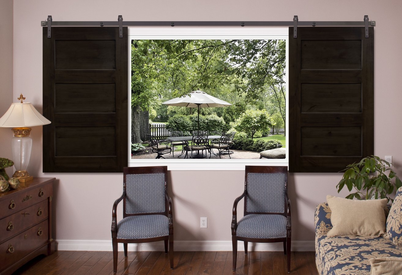 Sliding Barn Door Window Coverings1314 X 900