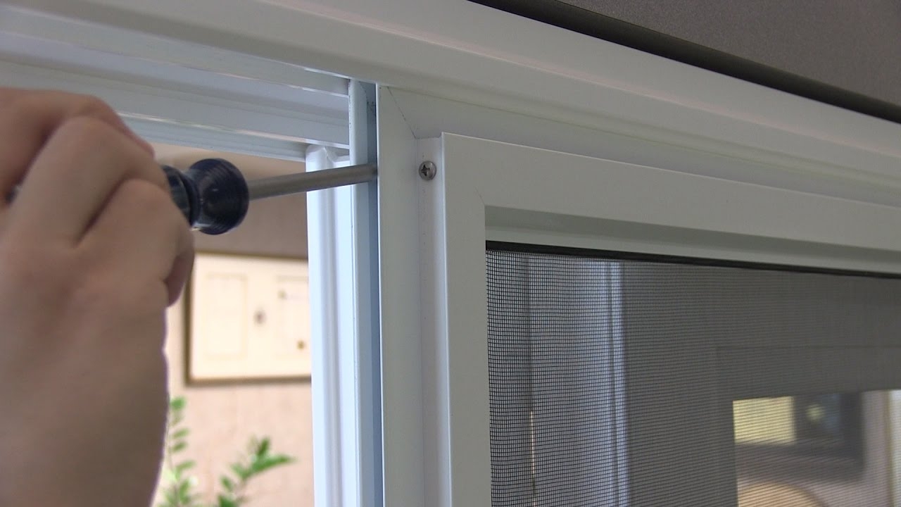 Sliding Patio Screen Door Adjustmentadjusting the rollers on your anlin sliding patio screen door