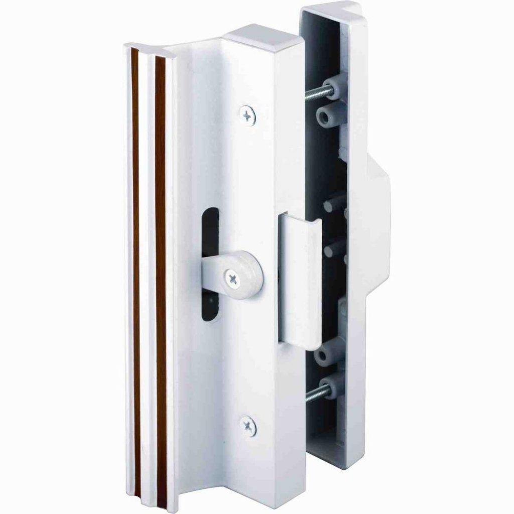 White Sliding Glass Door Handle With Lockprime line surface mounted sliding glass door handle with clamp