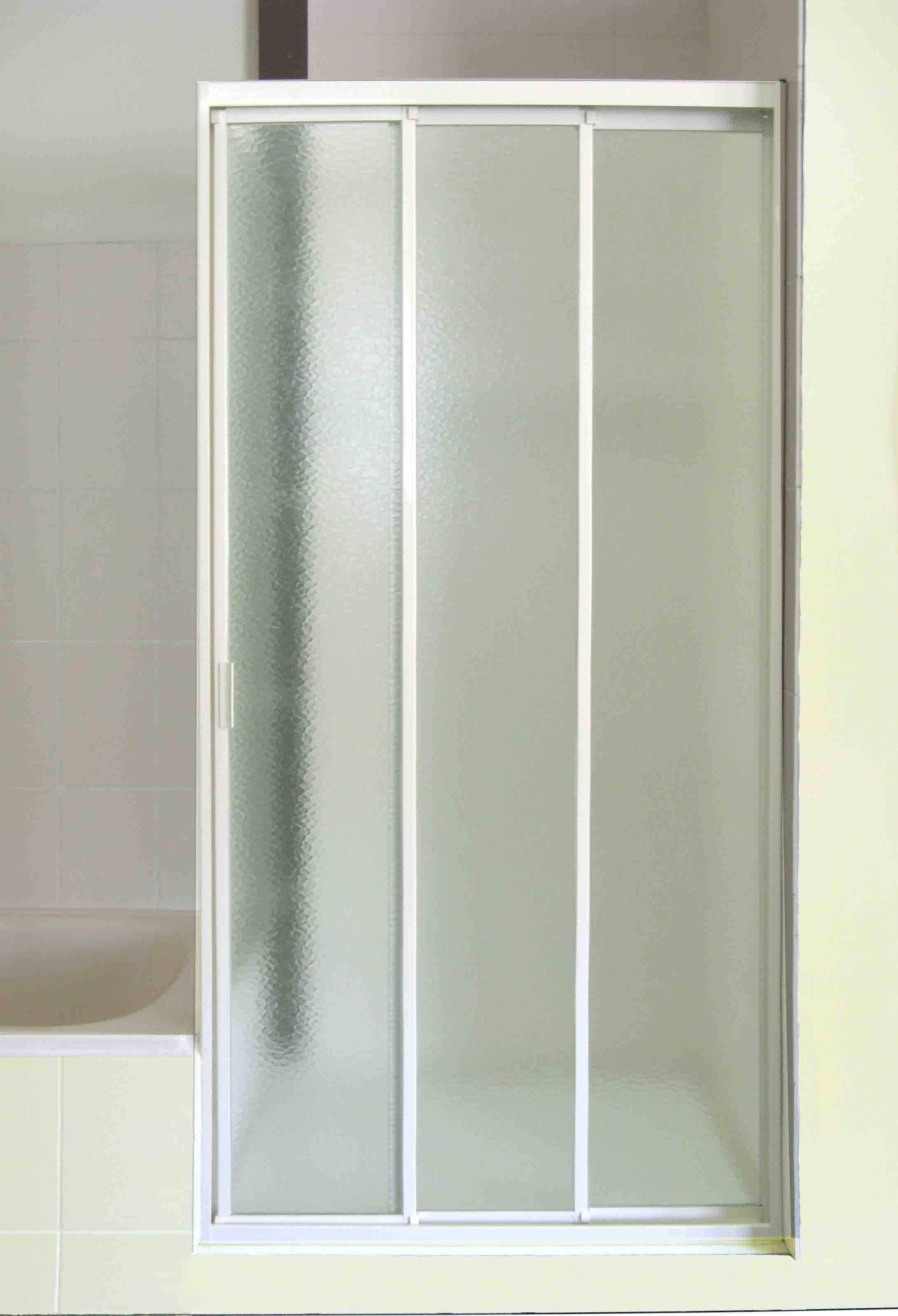 Three Panel Sliding Glass Shower DoorsThree Panel Sliding Glass Shower Doors