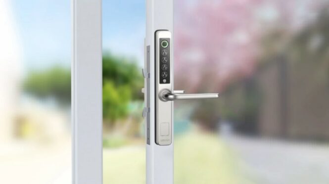 electronic lock for sliding door