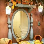 We adore this Pooh bathroom, a beautiful creation by wackyworldstudios