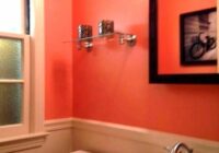 Coral Color Bathroom Accessories Bathroom colors, Painted vanity