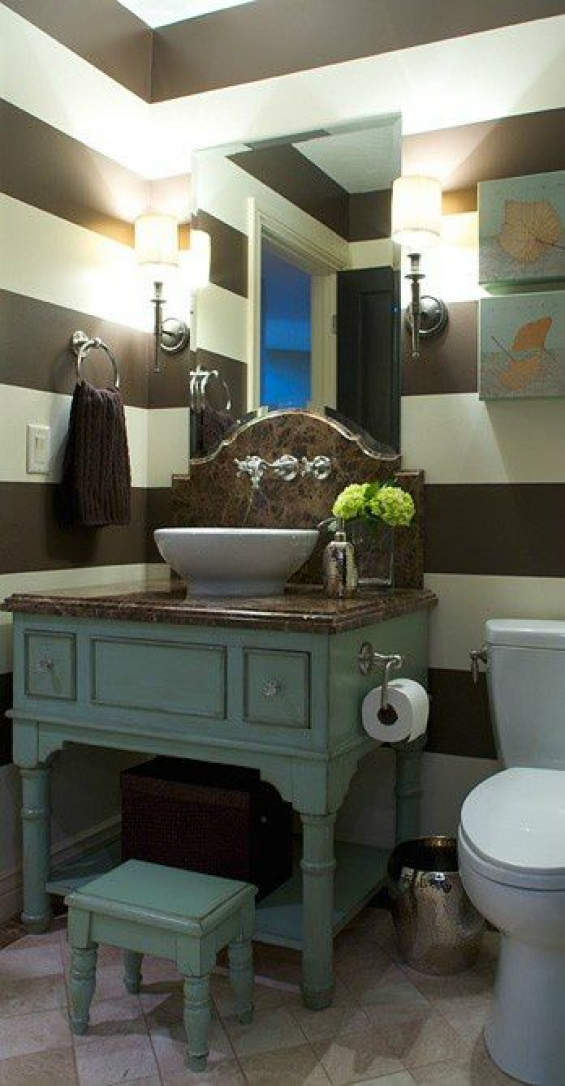 teal brown small bathroom design idea furnituredesigns Brown