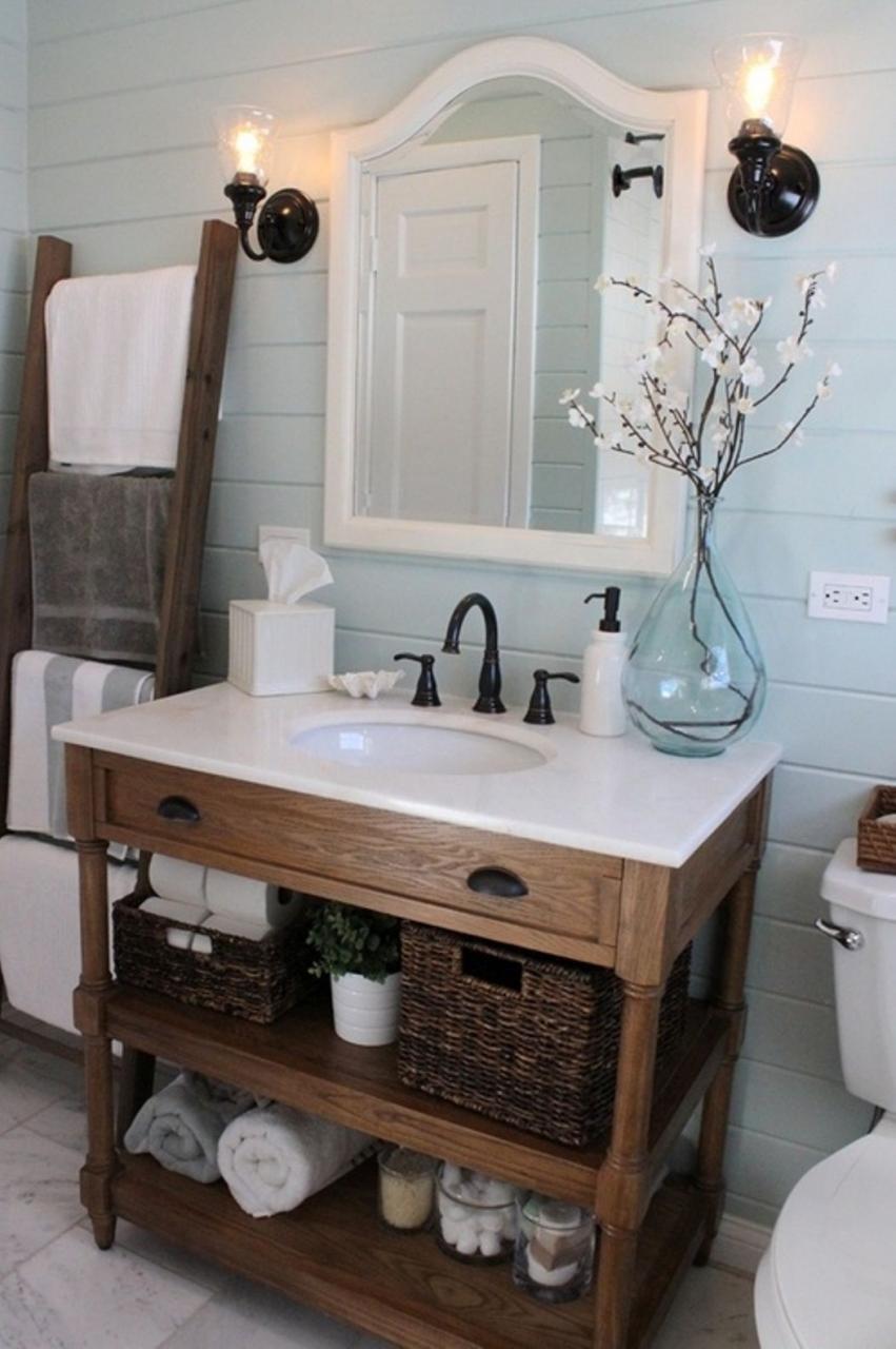 50+ Best Rustic Bathroom Design and Decor Ideas for 2021