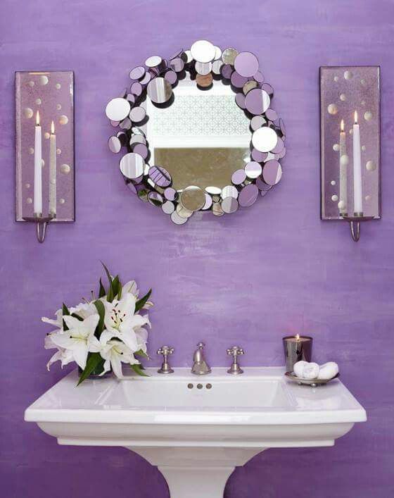 Purple Bathrooms Are Majestic! Purple bathrooms, Purple decor, Purple