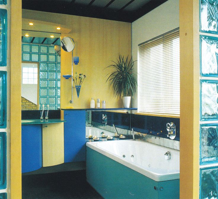 A beautifully designed early 90s bathroom. Bathrooms, Collins Design