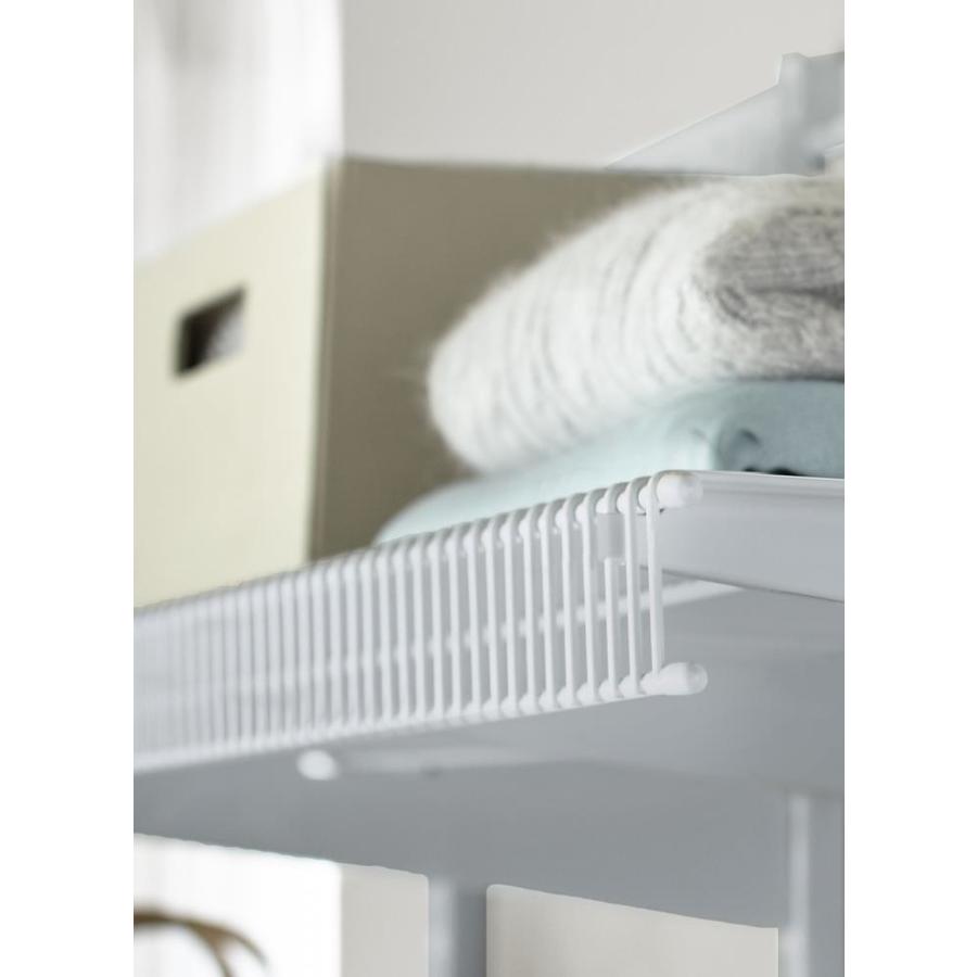 Rubbermaid Linen 8ft x 12in White Universal Wire Shelf in the Wire