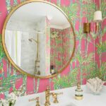 Lilly Pulitzer for Lee Jofa, "Big Bam" in Hotty Pink Wallpaper Fun