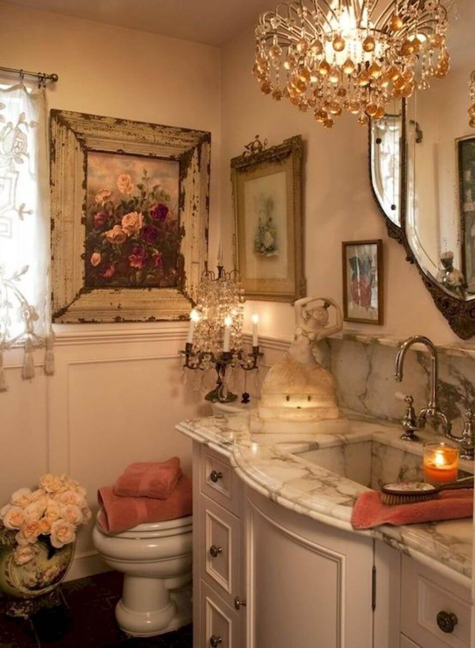 25 Stunning Shabby Chic Bathroom Designs That Will Adore You