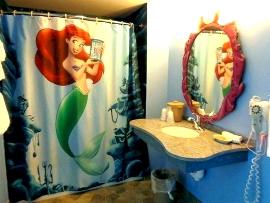 Awesome 47 Impressive Bathroom Decorating Ideas With Diy Mermaid Décor