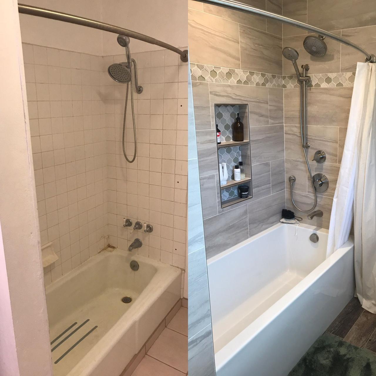 Upstairs bathroom remodel before and after 2018 Bathrooms remodel