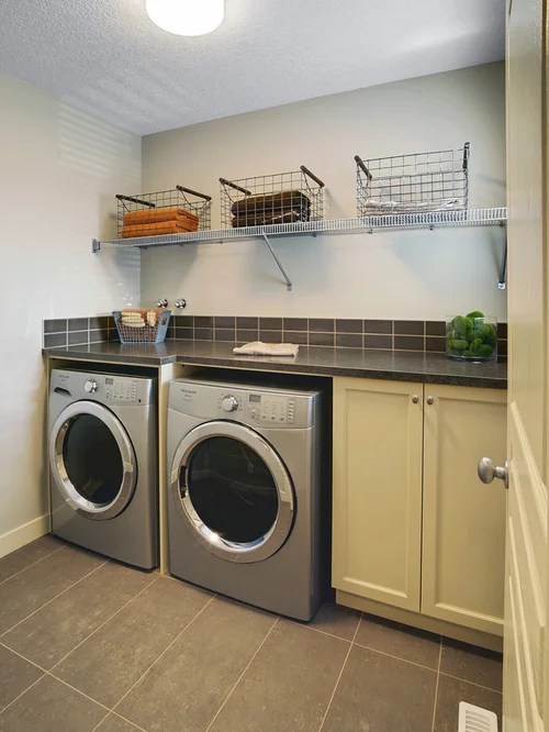 Wire Shelving Laundry Room Design Ideas, Remodels & Photos