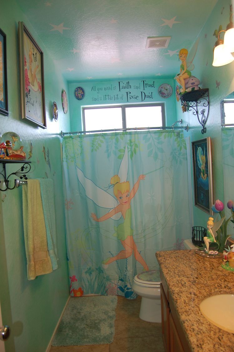 Fairy Bathroom, Disney Bathroom, Bathroom Sets, Bathroom Decor
