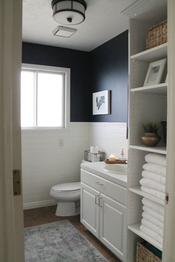 Navy and White Bathroom Decor Awesome Navy Bathroom Decorating Ideas in