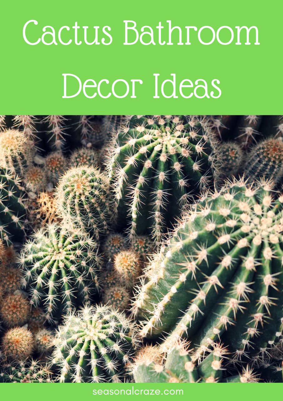Cactus Bathroom Decor Ideas Fresh decor, Flower shower curtain, Green