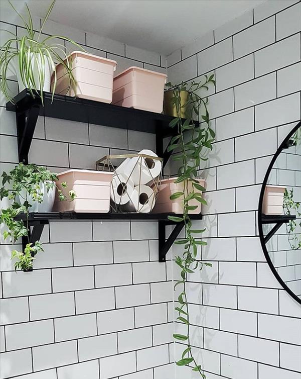 21 Brilliant Modern Bathroom Shelves Decor Ideas For Better Storage
