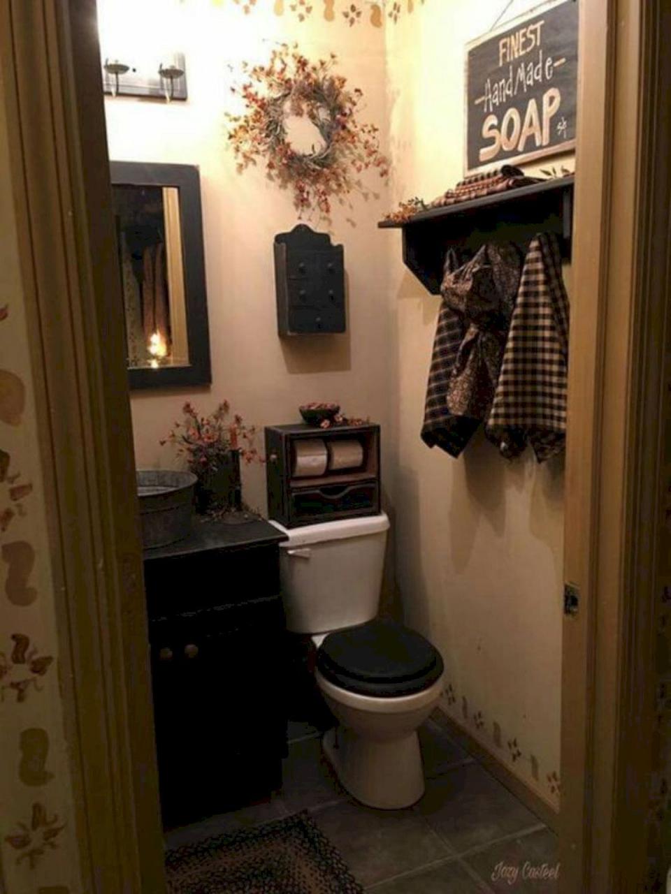 11 Incredible Bathroom Decorating Ideas Primitive bathroom decor