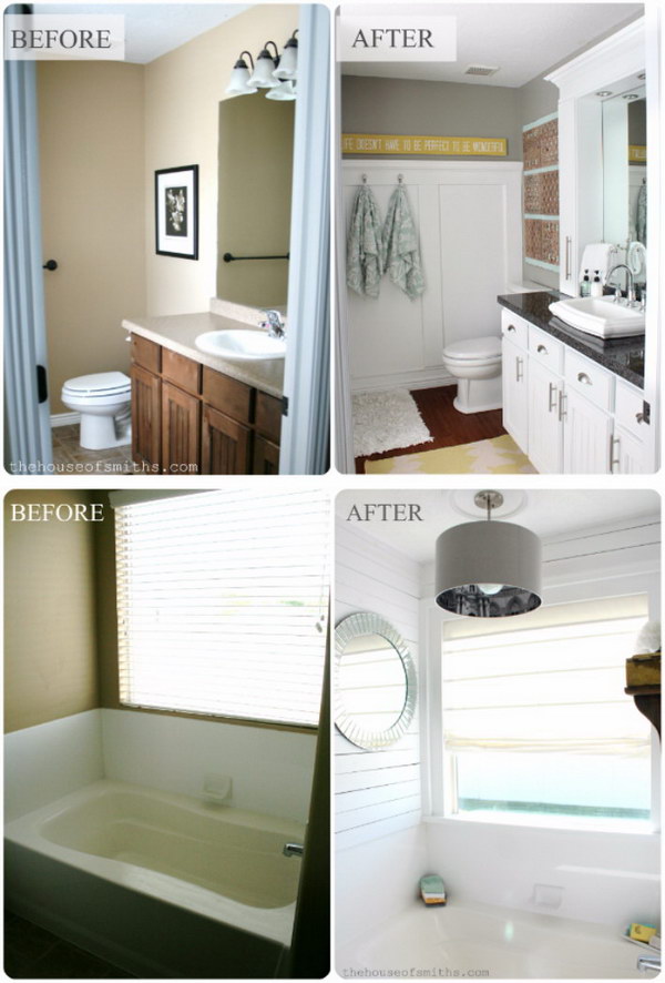 Before and After 20+ Awesome Bathroom Makeovers Hative