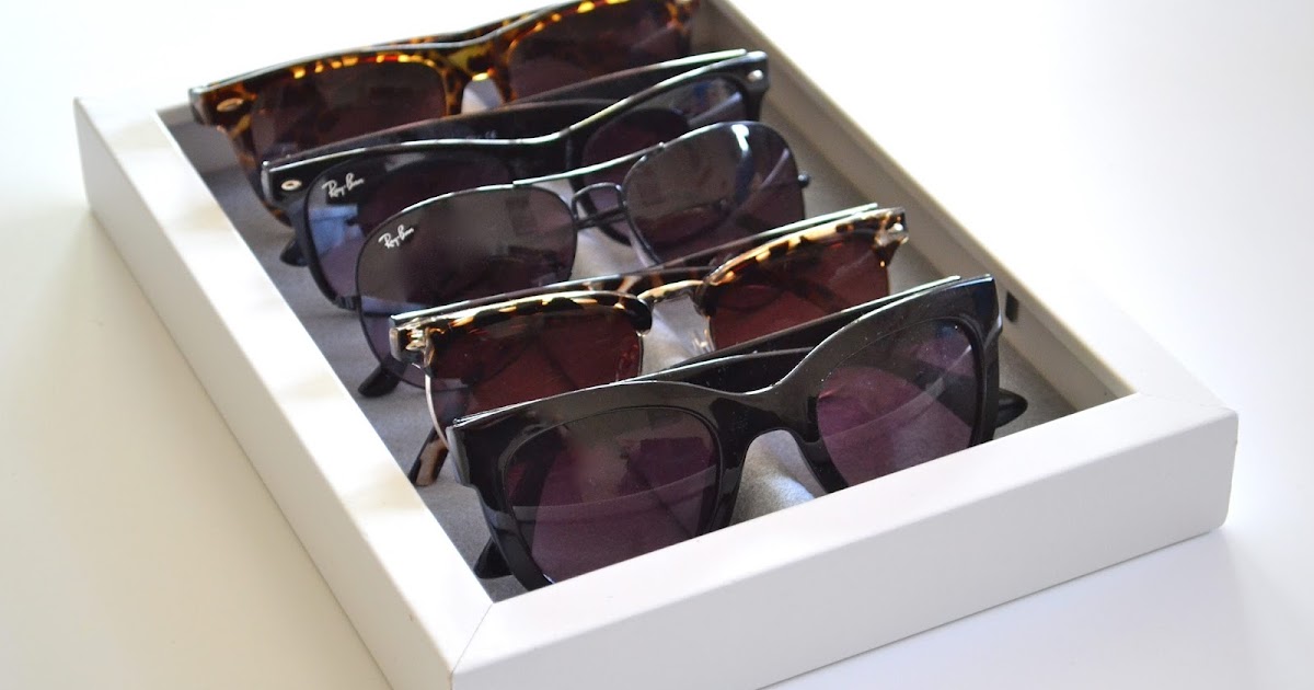 How To Make a Sunglasses Storage Tray The Things She Makes