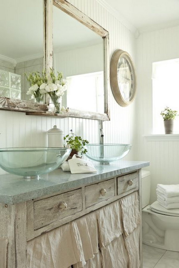 50+ Amazing Shabby Chic Bathroom Ideas