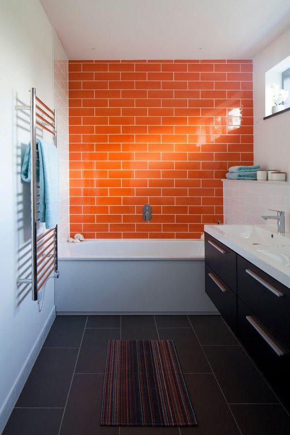 25 Orange Bathroom Decor Ideas That Inspire Shelterness