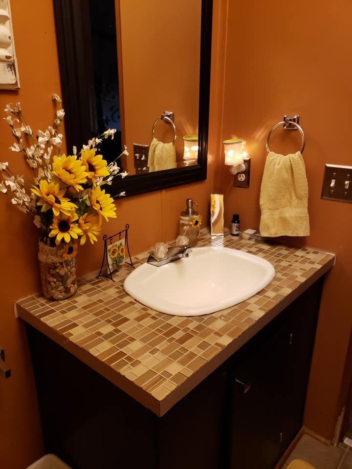 Orange Oomph Burnt Orange Bathroom Decor Ideas For A Warm And Inviting