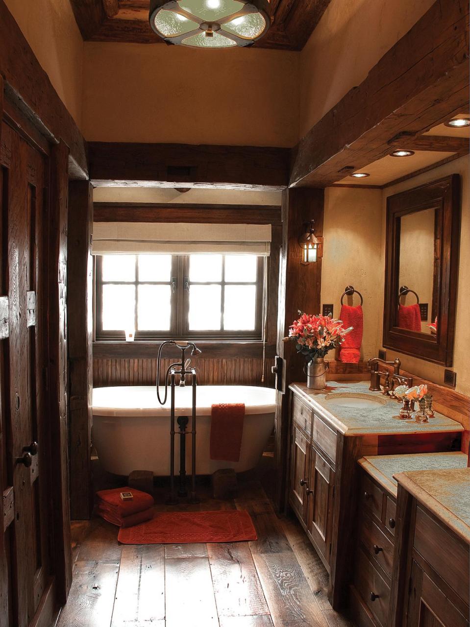 Rustic Bathroom Decor Ideas Pictures & Tips From HGTV HGTV