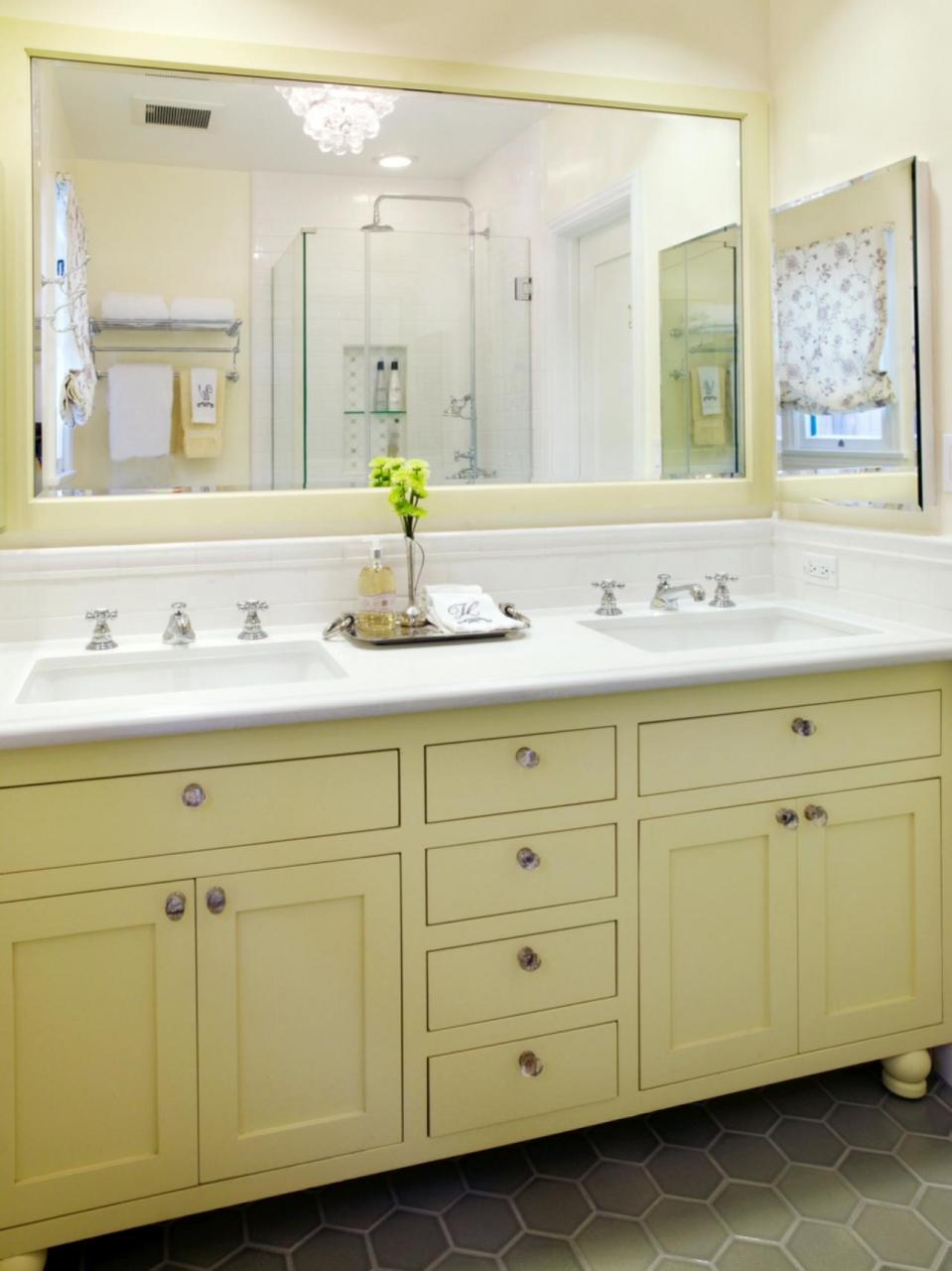 10 Yellow Bathroom Ideas HGTV's Decorating & Design Blog HGTV