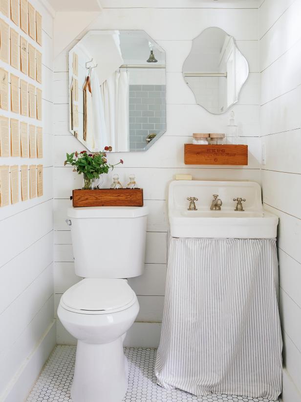 25 Clever Ways to Decorate Above the Toilet One Thing Three Ways HGTV