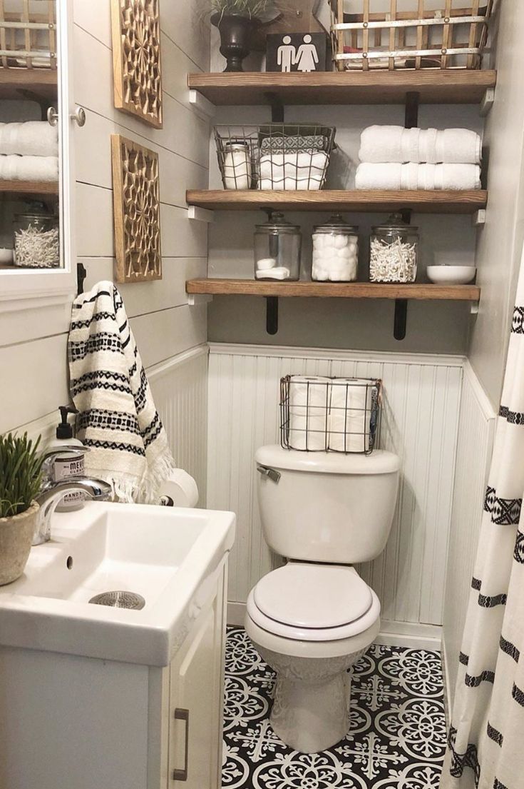 These 29+ Farmhouse Bathroom Ideas are the perfect inspiration for a