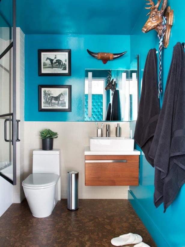 10 Paint Color Ideas for Small Bathrooms DIY Network Blog Made