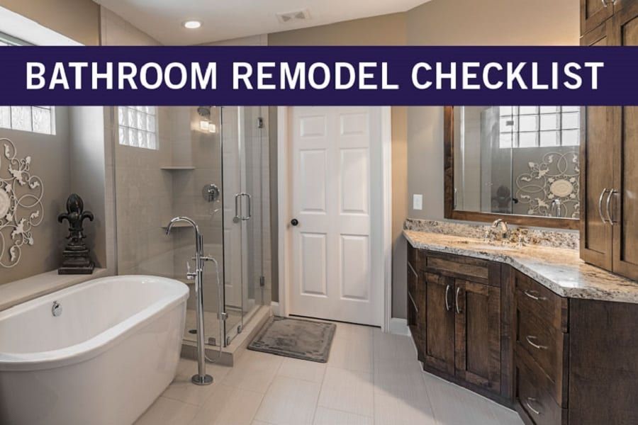 Bathroom Remodeling Checklist A Step By Step Guide Remodeling