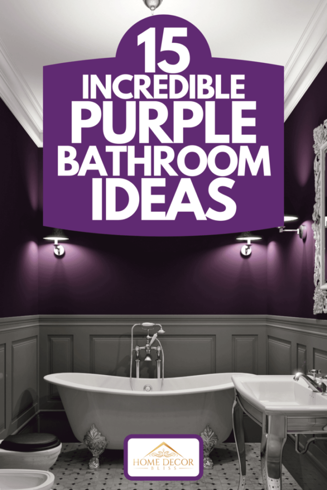 15 Incredible Purple Bathroom Ideas Home Decor Bliss