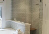 28 Inspirational Walk in Shower Tile Ideas for a Joyful Showering