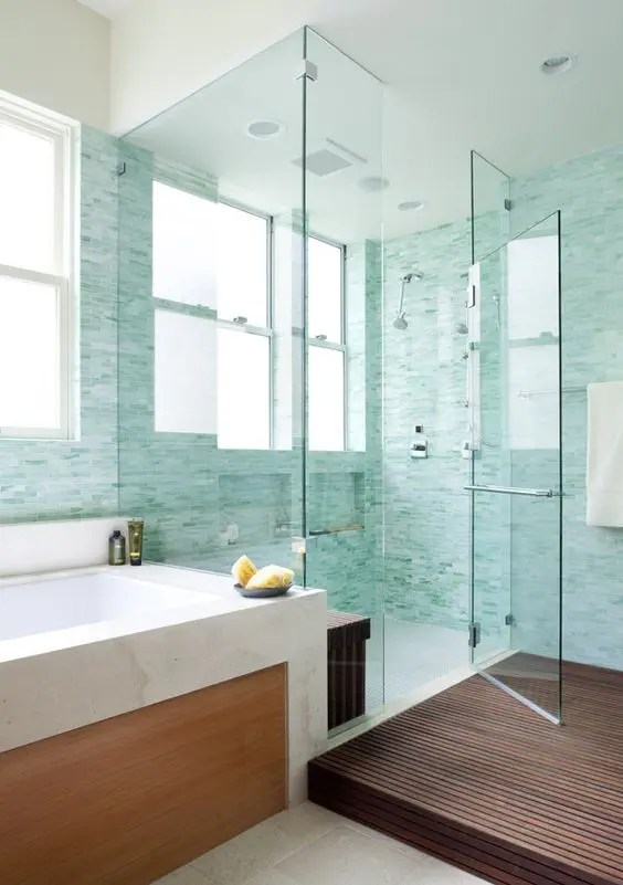 25 Turquoise Bathroom Decor Ideas DigsDigs