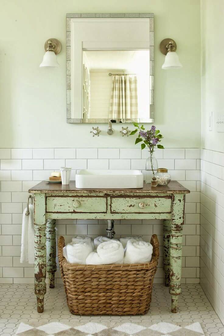 28 Best Shabby Chic Bathroom Ideas and Designs for 2021