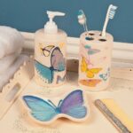Spring Butterfly Bathroom Accessories Butterfly